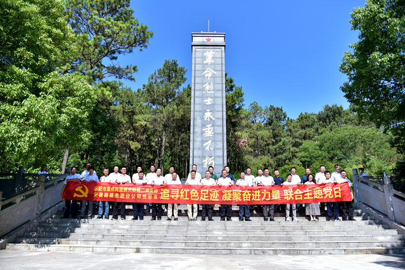 市政分公司黨總支、合肥市重點局直屬黨委第二黨支部聯(lián)合開展主題黨日活動1